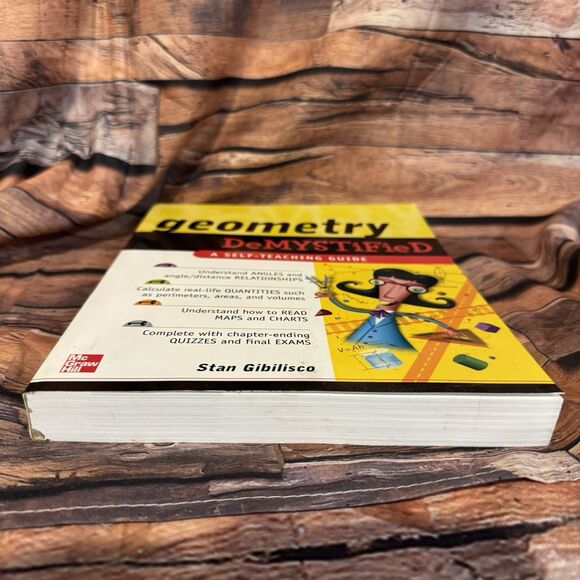 Geometry DeMYSTiFieD Self-Teaching Guide Stan Gibilisco Math Textbook Learn - Picture 6 of 9